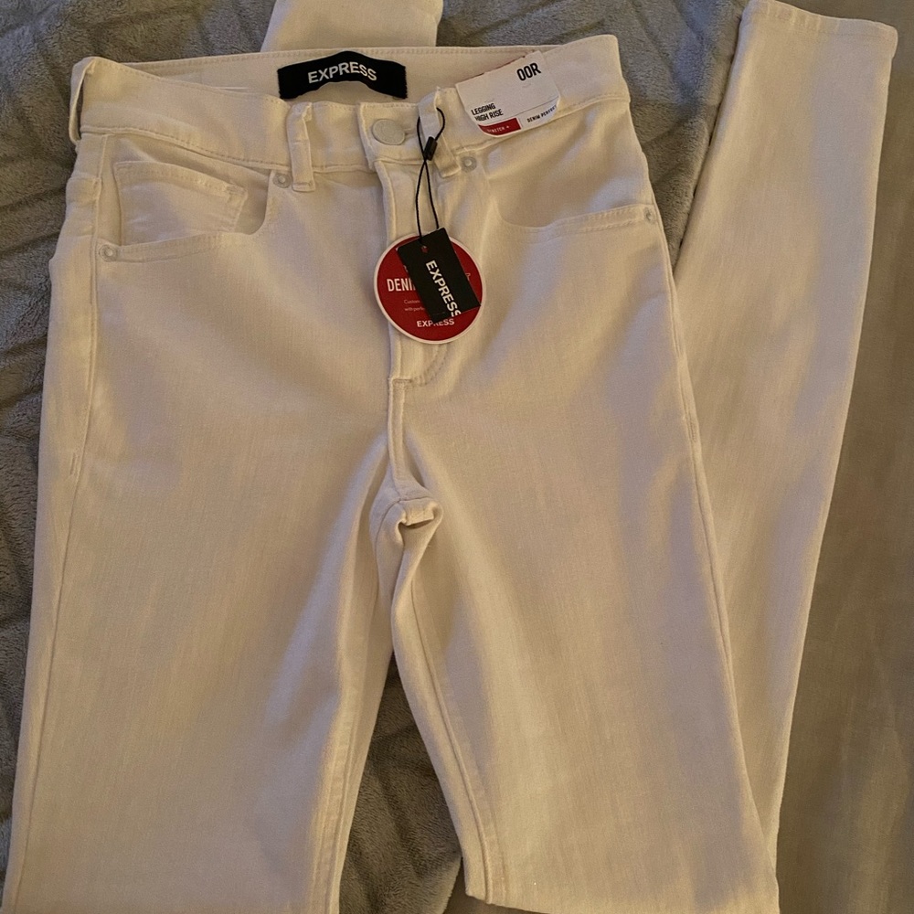 Express High Waisted skinny jeans
